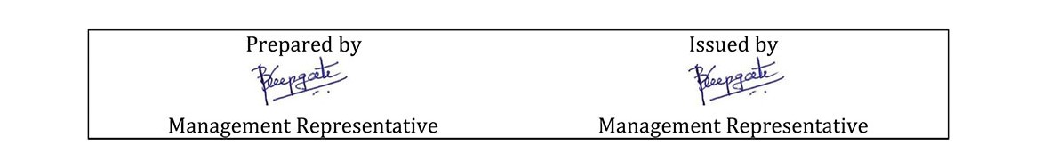 organization signature